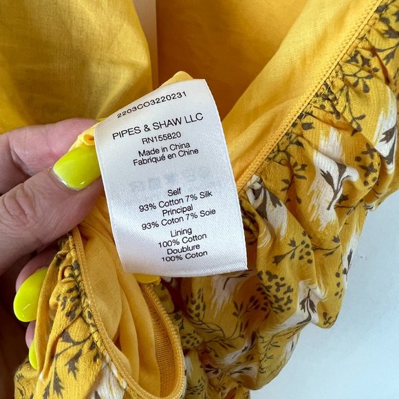 NWT Veronica Beard Virginia Dress One Shoulder Sun Multi Yellow Size 0 NEW $798 - Picture 13 of 16